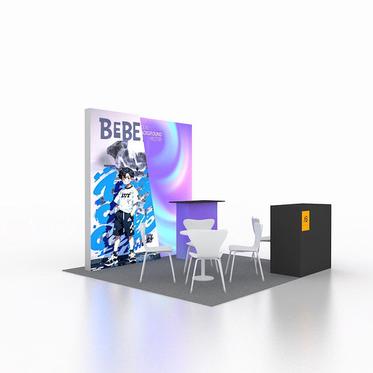 10x10ft (3x3m) Exhibition Booth – Style 057 | ASM Exhibits – Trade Show Exhibition Booth
