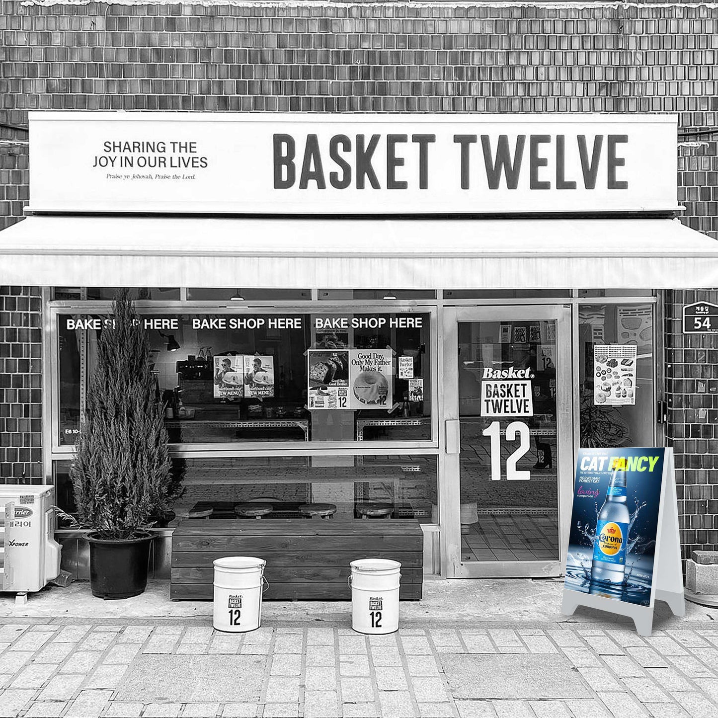 SEG LED Poster Floor Stand – Aluminum Frame Advertising Display – Style 001 – View 6