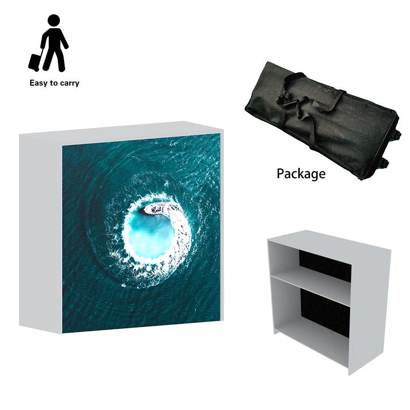 Wood & Aluminum LED Reception Desk – Style 66 | ASM Exhibits – View 4
