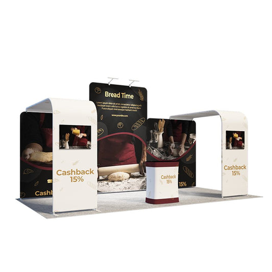 10x20ft (3x6m) Exhibition Booth – Style 014 | ASM Exhibits – Trade Show Exhibition Booth