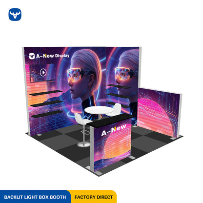 10x10ft (3x3m) Exhibition Booth – Style 008 | ASM Exhibits – View 2