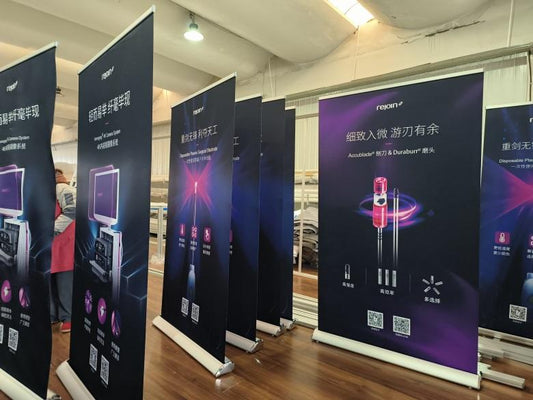 Custom Roll-Up Retractable Banner Stand – Portable Advertising Display – Style 001 – View 2