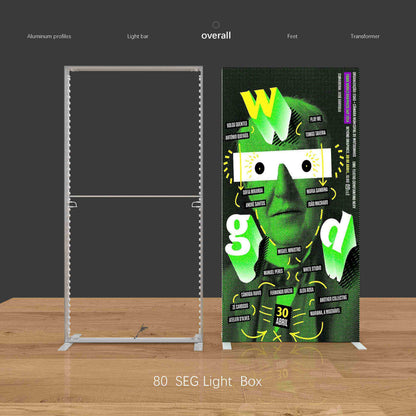 Hanging SEG LED Light Box – Trade Show Display – Style 075 – SEG LED Light Box