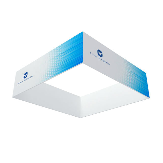 Exhibition Tension Fabric Ceiling Banner – Professional Trade Show Hanging Display – Trade Show Ceiling Banner