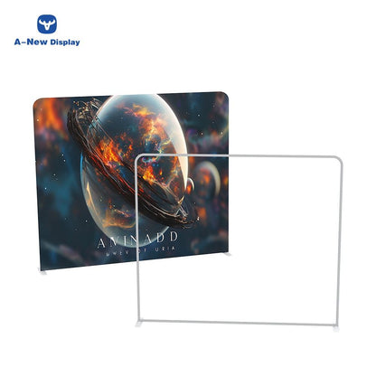 Double-Sided Tension Fabric Backdrop – Trade Show Display Stand – Style 78 – Tension Fabric Display