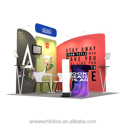 10x10ft (3x3m) Exhibition Booth – Style 055 | ASM Exhibits – View 2
