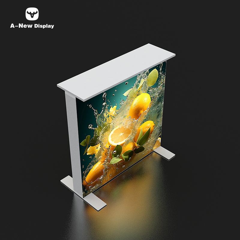 120mm SEG Aluminum Exhibition Desk – Style 17 | ASM Exhibits – Trade Show Reception Desk