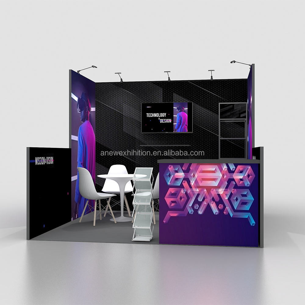 10x20ft (3x6m) Exhibition Booth – Style 001 | ASM Exhibits – Trade Show Exhibition Booth
