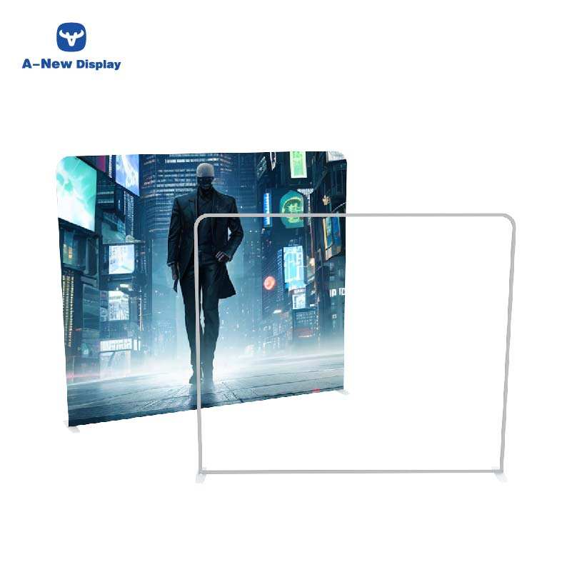Double-Sided Tension Fabric Backdrop – Trade Show Display Stand – Style 29 – Tension Fabric Display