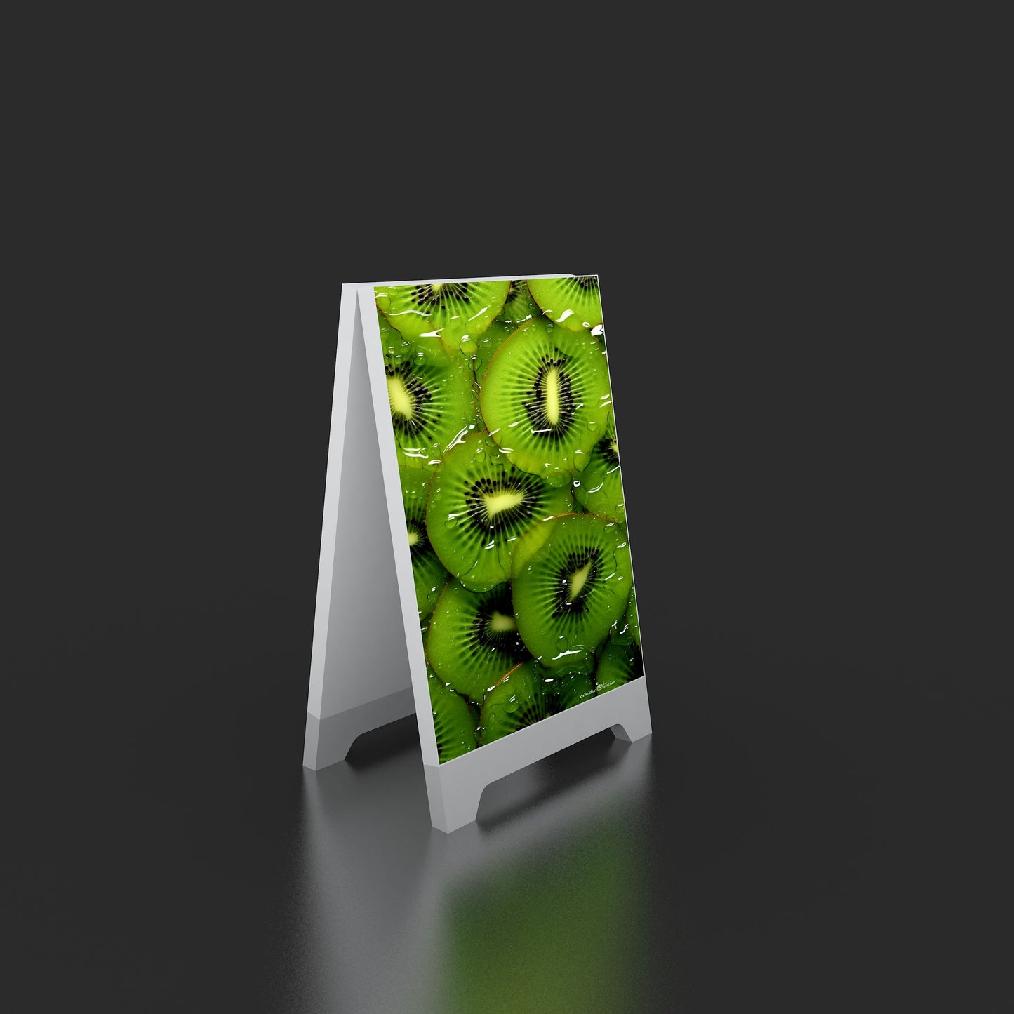 SEG LED Poster Floor Stand – Aluminum Frame Advertising Display – Style 001 – View 2