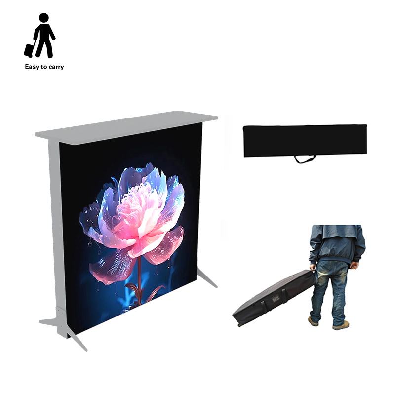 80mm Aluminum LED Reception Desk – Style 37 | ASM Exhibits – View 3