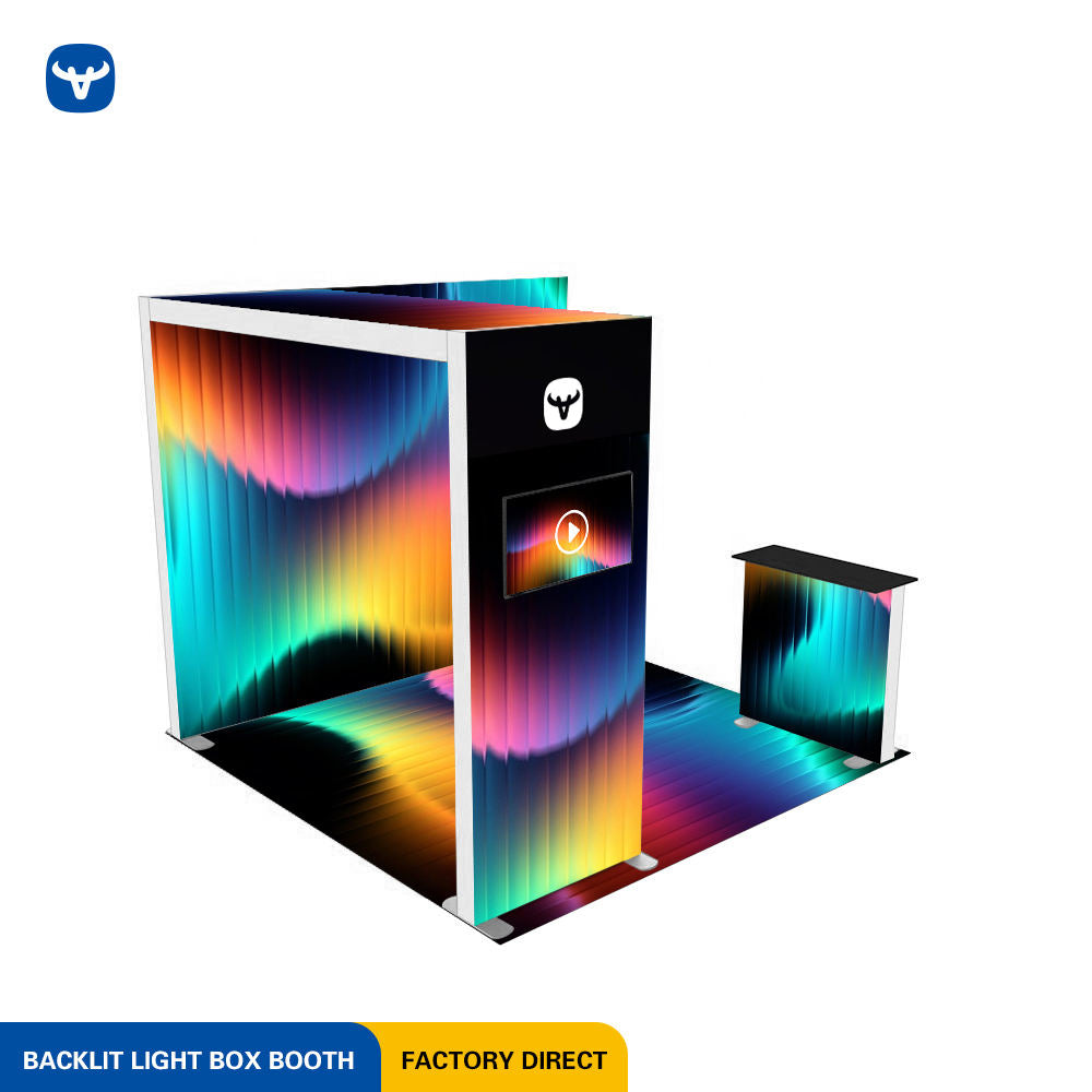 10x10ft (3x3m) Exhibition Booth – Style 013 | ASM Exhibits – View 3