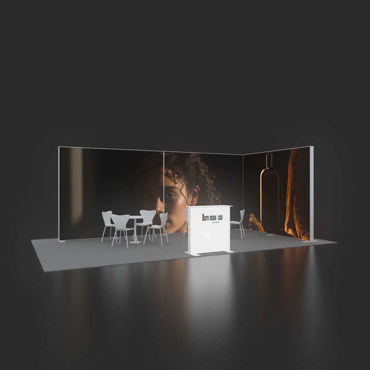 Large SEG LED Light Box 3x2.5m – Trade Show Backdrop – Style 209 – View 2