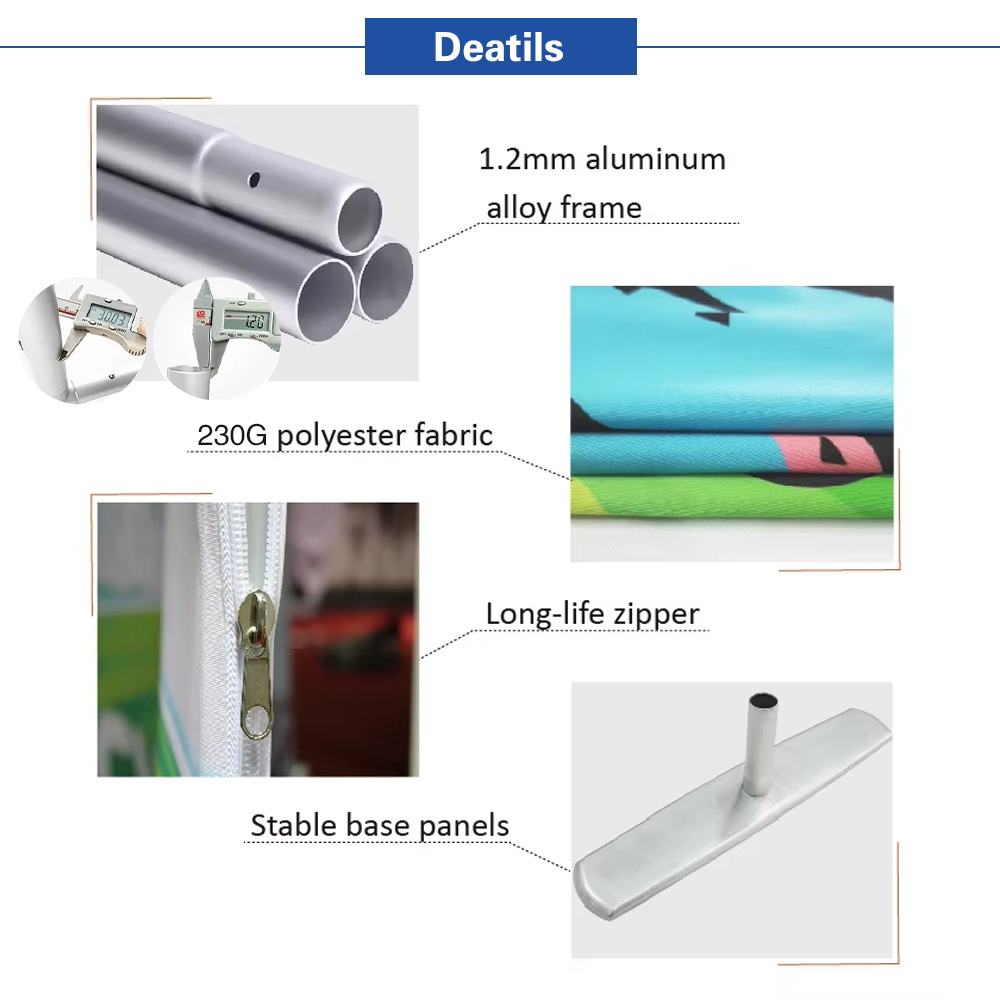 Inflatable Tension Fabric Backdrop – Portable Exhibition Display – Style 37 – View 3