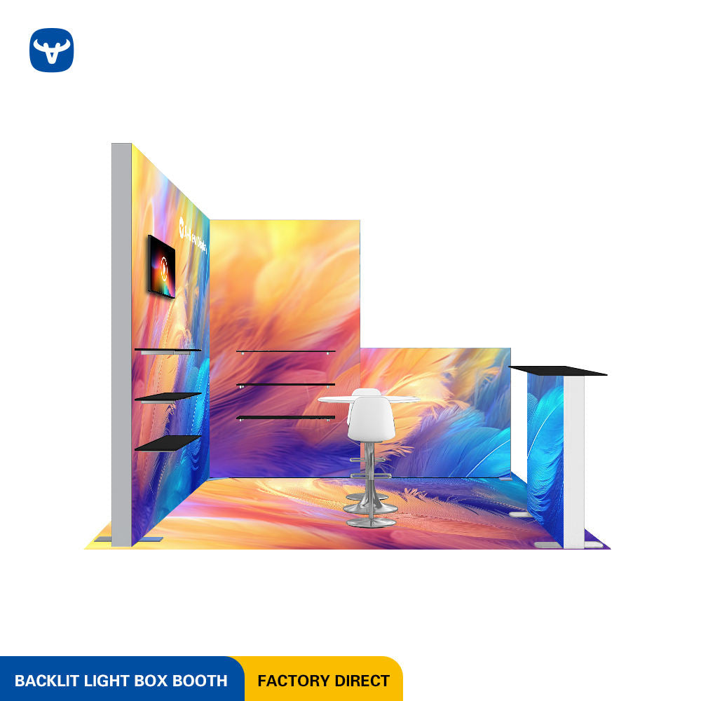10x10ft (3x3m) Exhibition Booth – Style 012 | ASM Exhibits – View 3