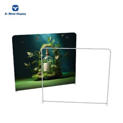 Double-Sided Tension Fabric Backdrop – Trade Show Display Stand – Style 59 – Tension Fabric Display