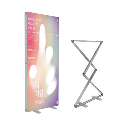 Foldable SEG LED Light Box – Portable Trade Show Display – Style 007 – Foldable SEG LED Light Box Display