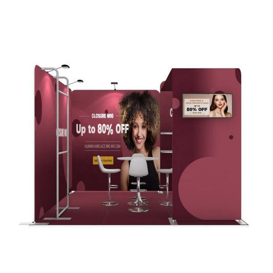 10x10ft (3x3m) Exhibition Booth – Style 043 | ASM Exhibits – View 2