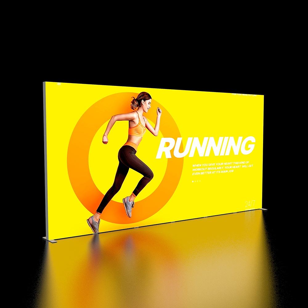 Large SEG LED Light Box 10x20ft – Exhibition Booth Display – Style 198 – View 3