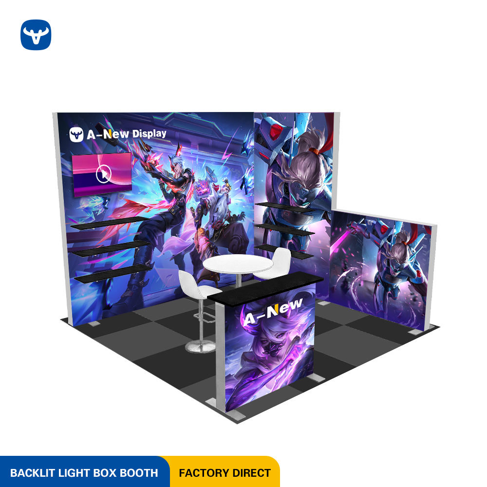 10x10ft (3x3m) Exhibition Booth – Style 005 | ASM Exhibits – Trade Show Exhibition Booth