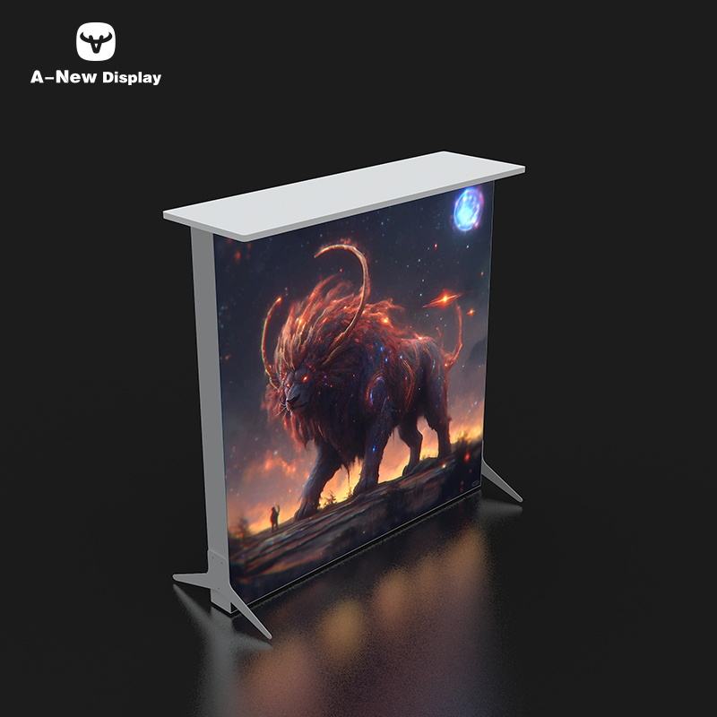 80mm Aluminum LED Reception Desk – Style 42 | ASM Exhibits – Trade Show Reception Desk