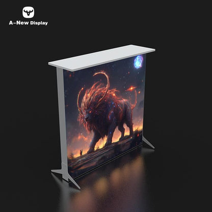 80mm Aluminum LED Reception Desk – Style 42 | ASM Exhibits – Trade Show Reception Desk