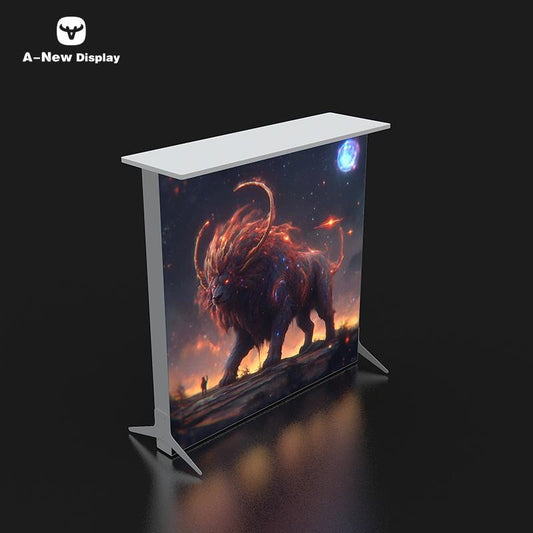 80mm Aluminum LED Reception Desk – Style 42 | ASM Exhibits – Trade Show Reception Desk