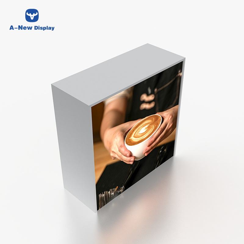 Wood & Aluminum LED Reception Desk – Style 63 | ASM Exhibits – Trade Show Reception Desk