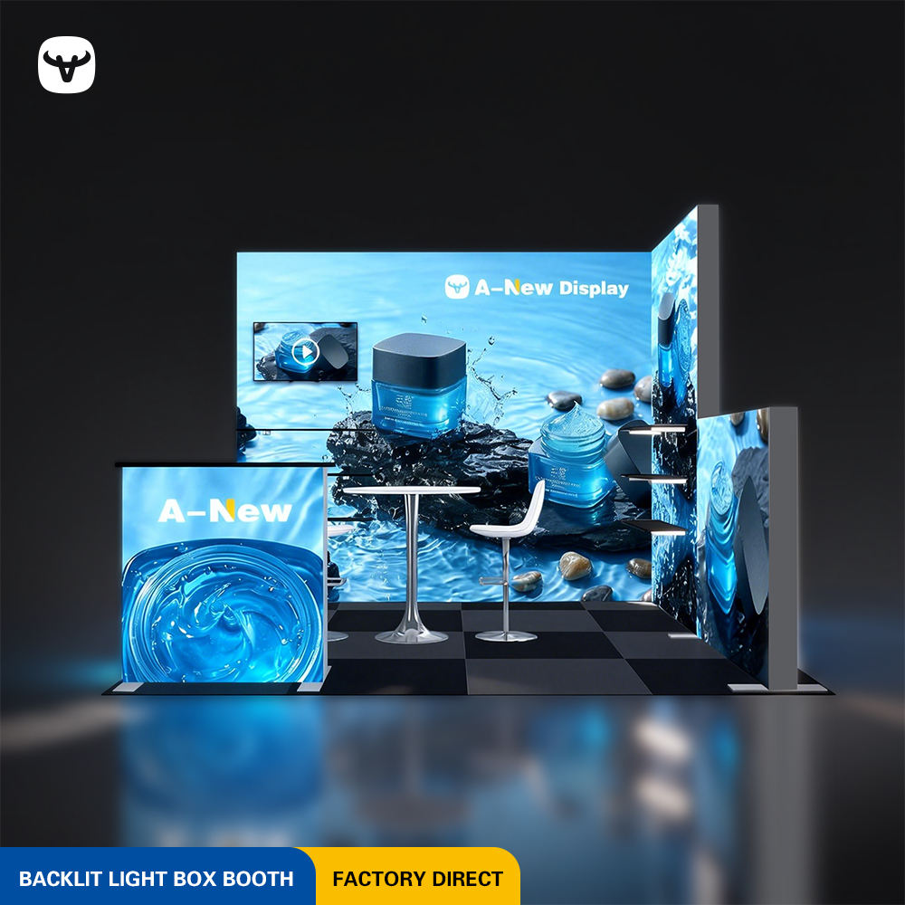 10x10ft (3x3m) Exhibition Booth – Style 009 | ASM Exhibits – Trade Show Exhibition Booth