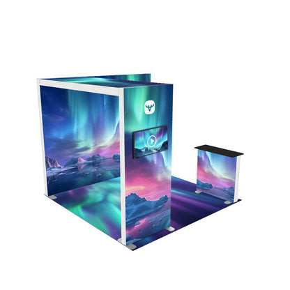 10x10ft (3x3m) Exhibition Booth – Style 015 | ASM Exhibits – View 3