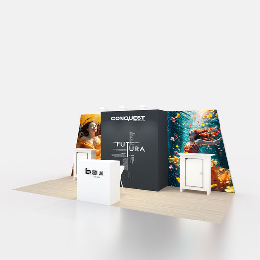 10x10ft (3x3m) Exhibition Booth – Style 071 | ASM Exhibits – Trade Show Exhibition Booth