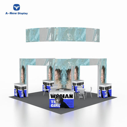 20x20ft (6x6m) Exhibition Booth – Style 011 | ASM Exhibits – Trade Show Exhibition Booth