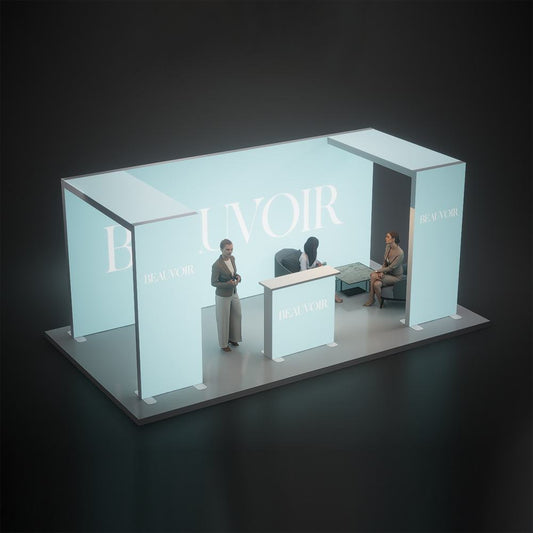 10x20ft (3x6m) Exhibition Booth – Style 009 | ASM Exhibits – Trade Show Exhibition Booth