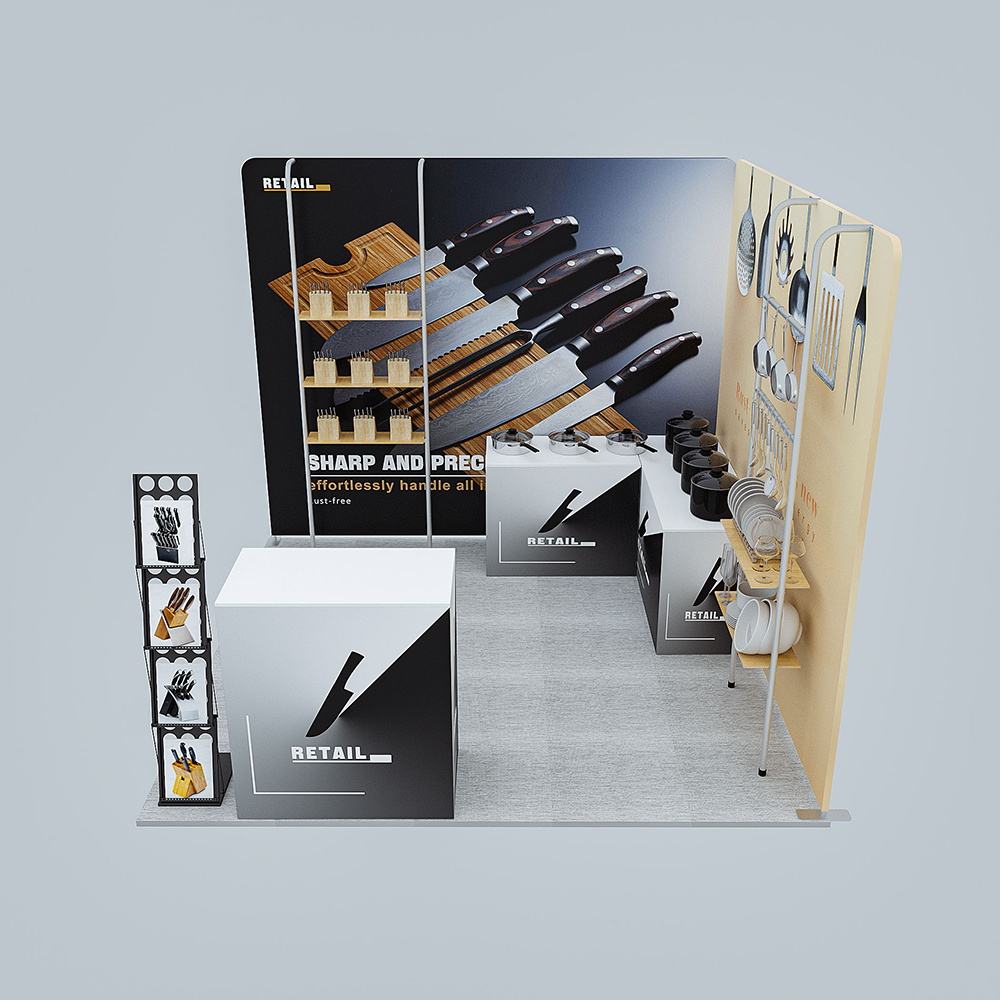 10x10ft (3x3m) Exhibition Booth – Style 040 | ASM Exhibits – View 3