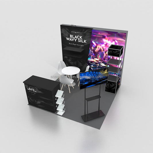 10x10ft (3x3m) Exhibition Booth – Style 046 | ASM Exhibits – View 2