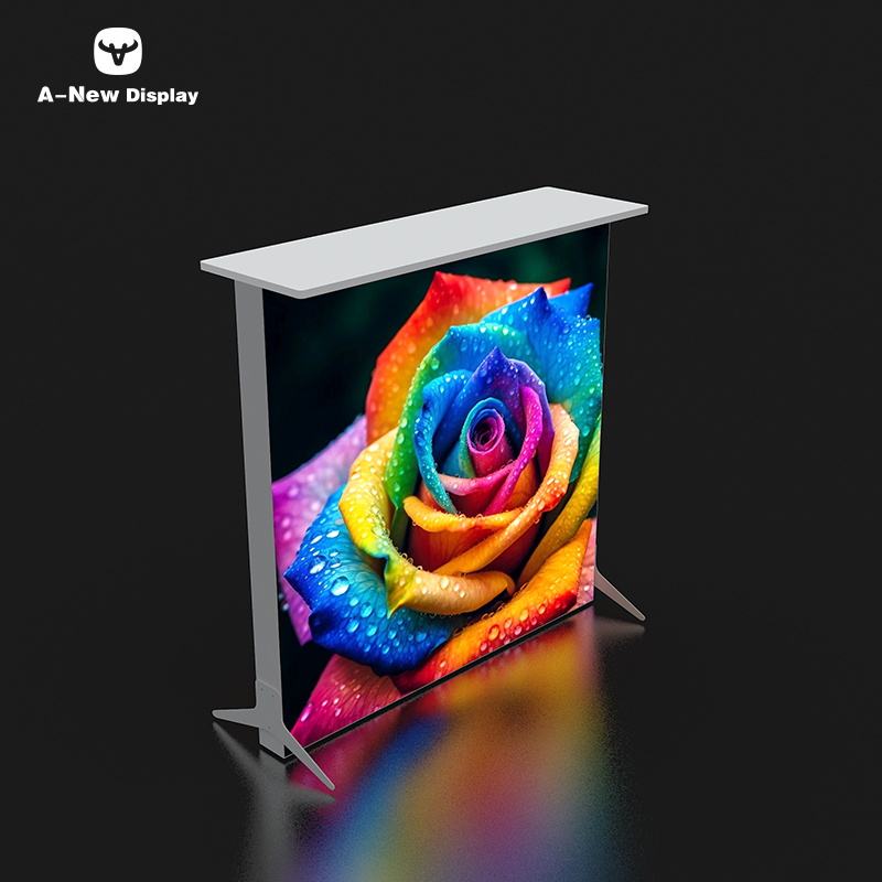 80mm Aluminum LED Reception Desk – Style 36 | ASM Exhibits – Trade Show Reception Desk