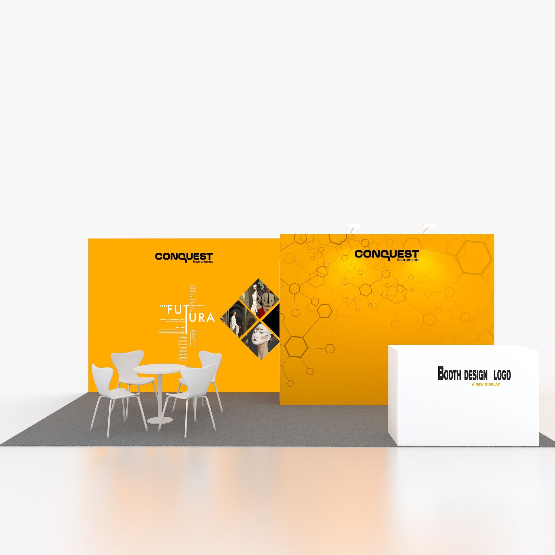 10x10ft (3x3m) Exhibition Booth – Style 067 | ASM Exhibits – View 4