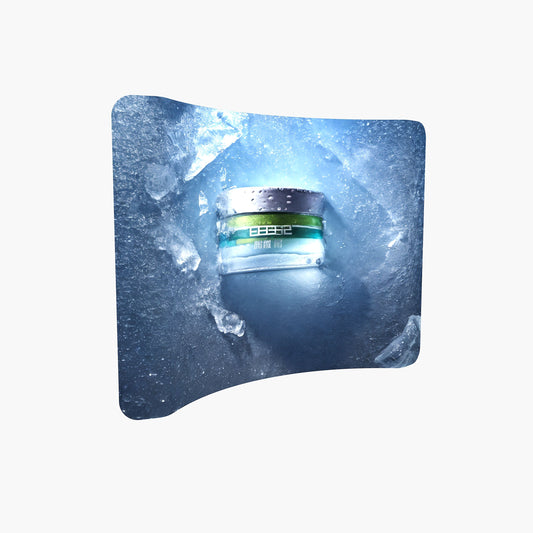 EZ Tube Tension Fabric Banner Stand – Portable Trade Show Display – Style 08 – Tension Fabric Display