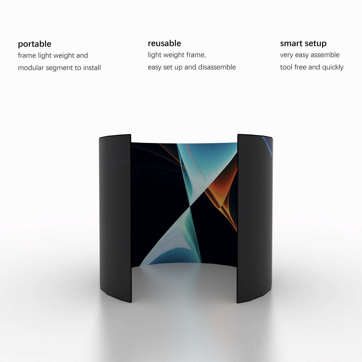 360 Photo Booth Enclosure for Trade Shows – Exhibition Stand & Advertising Display – View 5