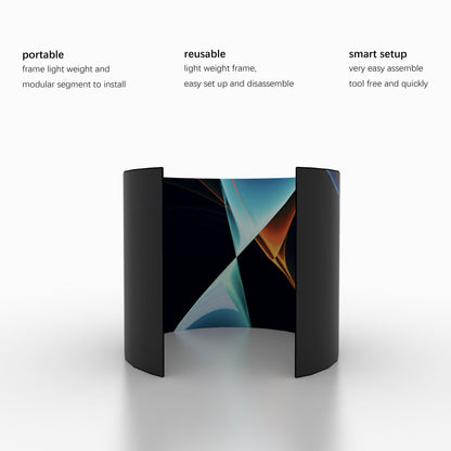 360 Photo Booth Enclosure for Trade Shows – Exhibition Stand & Advertising Display – View 5