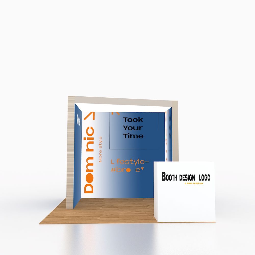 10x10ft (3x3m) Exhibition Booth – Style 066 | ASM Exhibits – View 3