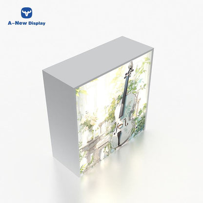 Wood & Aluminum LED Reception Desk – Style 69 | ASM Exhibits – Trade Show Reception Desk