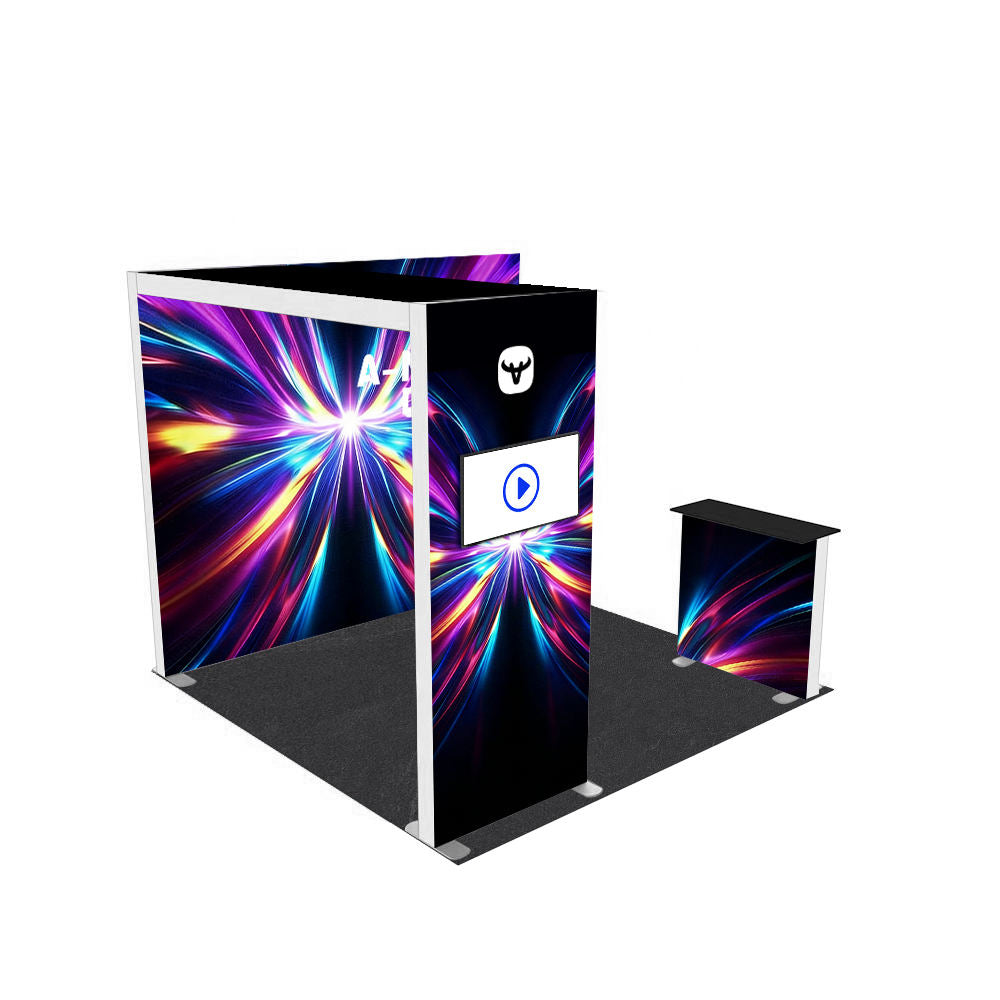 10x10ft (3x3m) Exhibition Booth – Style 024 | ASM Exhibits – View 3