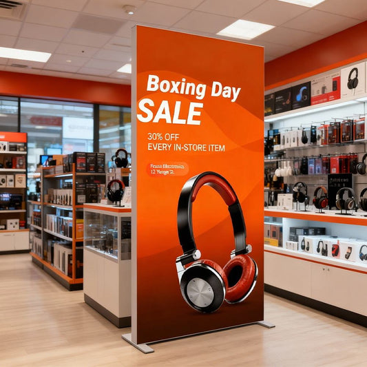 Hanging SEG LED Light Box – Trade Show Display – Style 022 – SEG LED Light Box