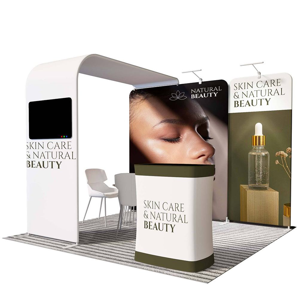 10x10ft (3x3m) Exhibition Booth – Style 030 | ASM Exhibits – View 3