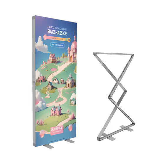 Foldable SEG LED Light Box – Portable Trade Show Display – Style 008 – Foldable SEG LED Light Box Display