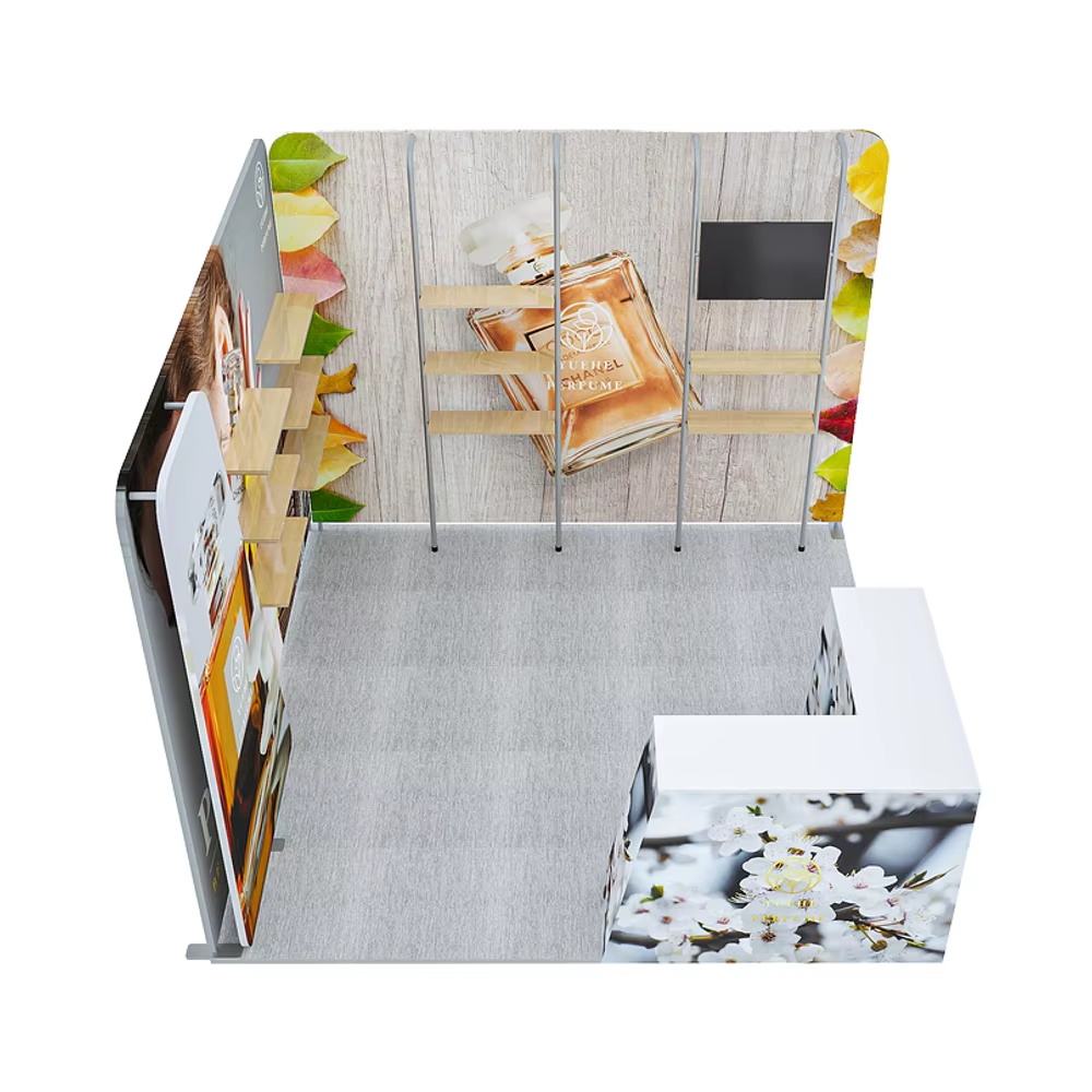 10x10ft (3x3m) Exhibition Booth – Style 041 | ASM Exhibits – View 2