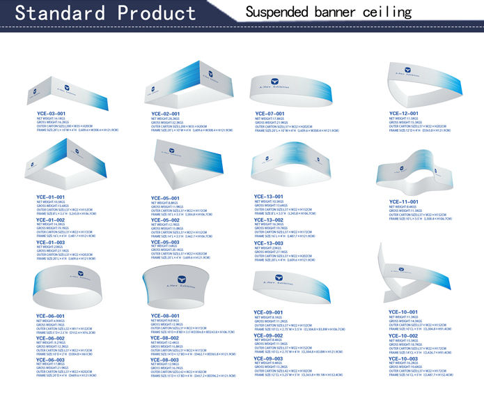 Tension Fabric Ceiling Hanging Banner for Trade Show Booths – All Sizes – View 6