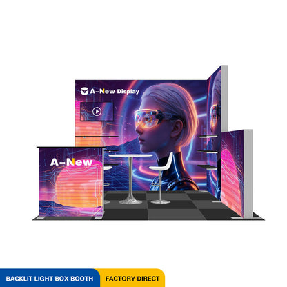 10x10ft (3x3m) Exhibition Booth – Style 008 | ASM Exhibits – View 3