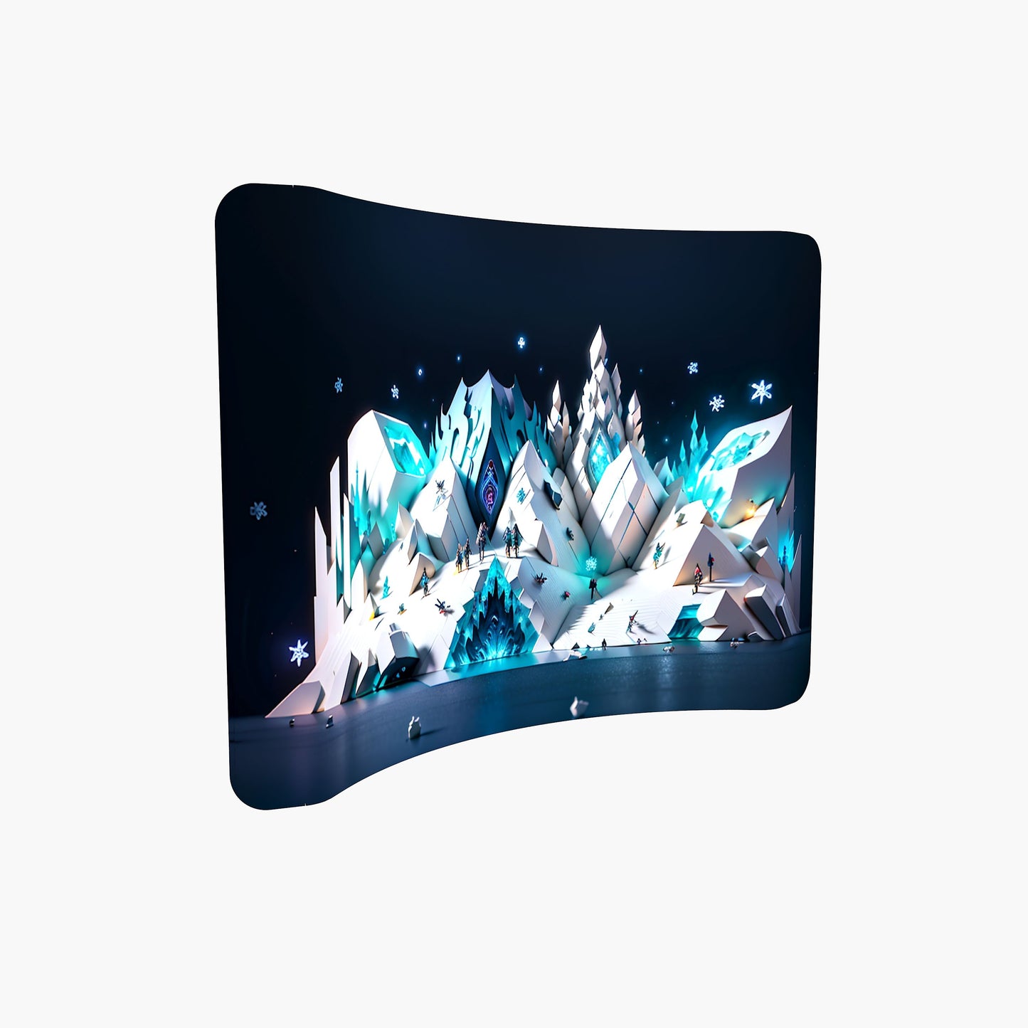 Double-Sided Tension Fabric Backdrop – Trade Show Display Stand – Style 09 – View 5